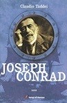 Copertina del libro Joseph Conrad di Claudio Taddei. Foto di Joseph Conrad che si intravvede dall'oblò di una nave