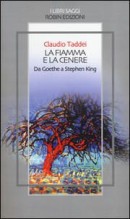 Copertina di La Fiamma e la Cenere, di Claudio Taddei. Riproduzione del dipinto Albero Rosso di Piet Mondrian 